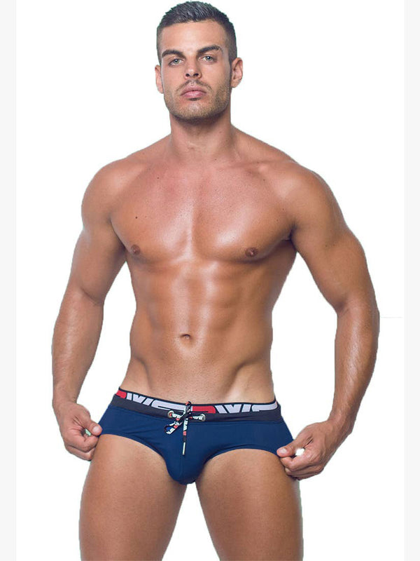 Black - Nemo Beach Briefs - Make a Bold Statement with Double Waistband - Premium Comfort and Durability alt