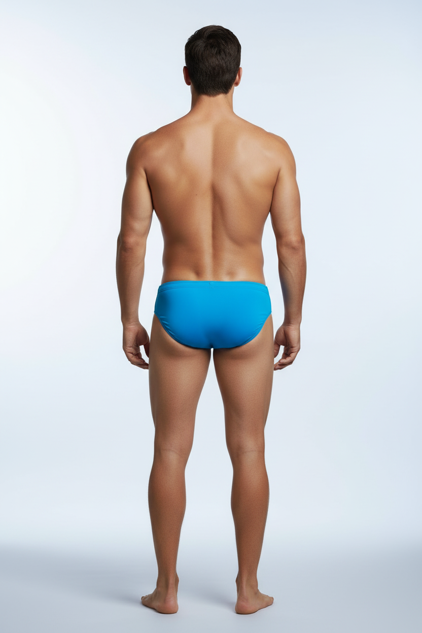 Blue Briefs - Back View