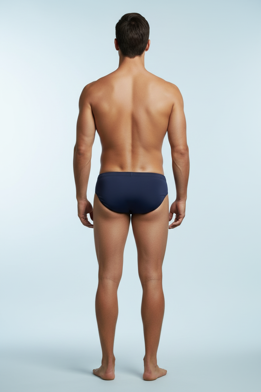 Navy Briefs - Back View