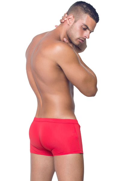 Quick dry UV protection Perfect fit Red Beach Trunks "Brighton" BWET Swimwear